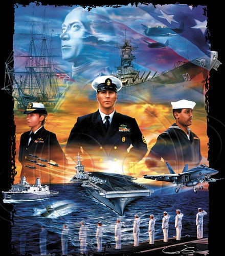 US Navy T Shirt Navy Tribute Tee USA Shirt Military Apparel