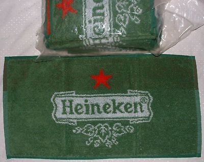 10 Ten Pack of Heineken Bar Towels   New