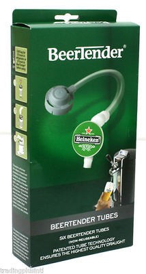 NEW Heineken Pack of 6 BT06 BeerTender Beer Draught Keg Replacement 