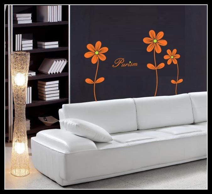 Set of 3 Daisy Flower Vinyl Wall Art Sticker Decal Decoration Bedroom 