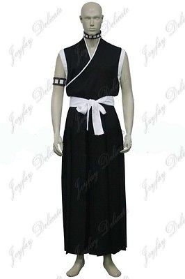 Bleach 9th Division Lieutenant Hisagi Shuuhei Cosplay Costume 