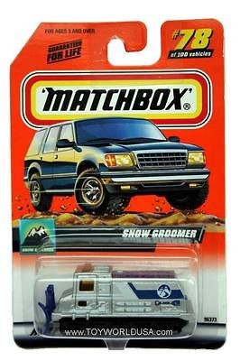 2000 Matchbox #78 Snow Explorer Snow Groomer