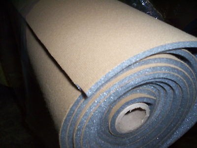 FOAM BACKED auto Headliner Upholstery Fabric 70  Saddle Tan