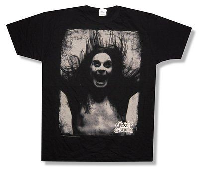 OZZY   STATIC HAIR BLACK SABBATH SOFT BLACK T SHIRT   NEW ADULT X 