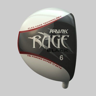 NEW Krank Rage BLACK 460cc ( WHITE ) 6* Head & HC