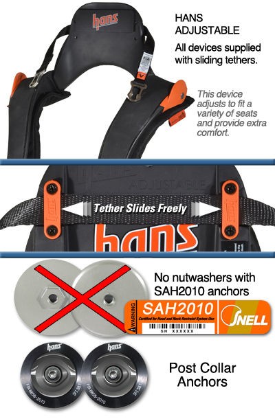 HANS Adjustable Head & Neck Restraint System