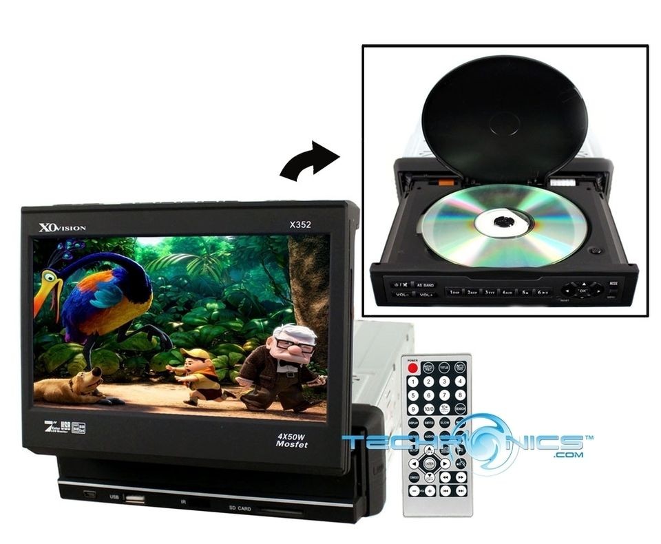 CAR 7 STEREO  CD DVD PLAYER +2YR WARNTY NEW RADIO RECEIVER USB SD 