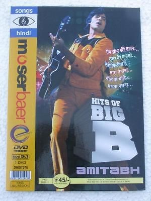 HITS OF BIG B Amitabh DVD Hindi Video Songs bollywood India