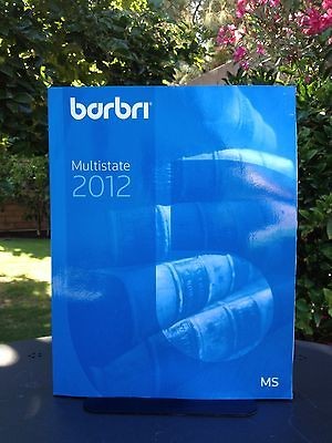 BARBRI MULTISTATE OUTLINE 2012 2013, LIKE NEW