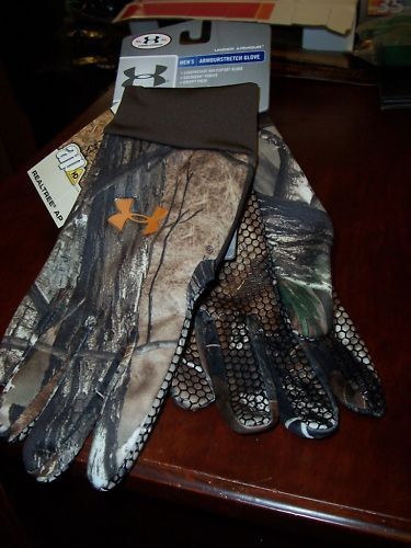 Under Armour Mens Hurlock Camo Hunting Shooting Gloves