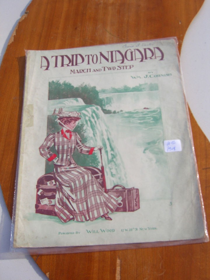 trip to Niagara  by Wm. J. Cornish, Will Wood  NY  1908