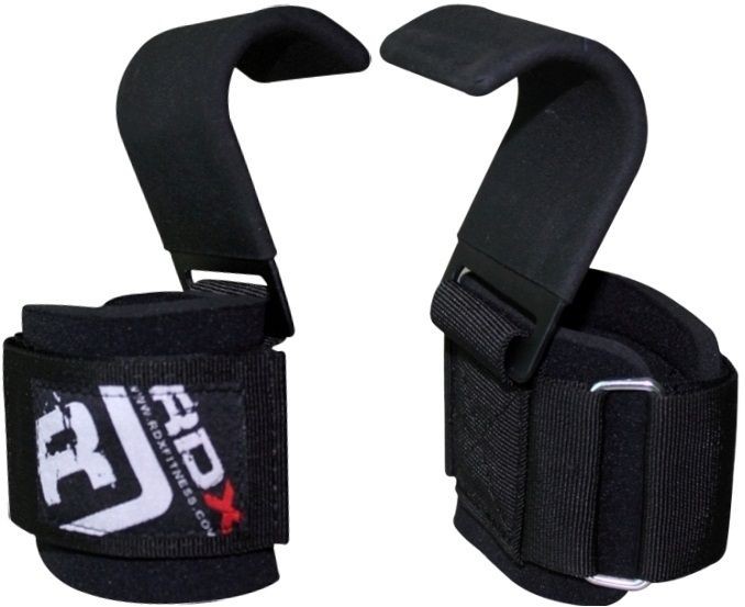 RDX Power Weight Lifting Training Gym Straps Hook bar