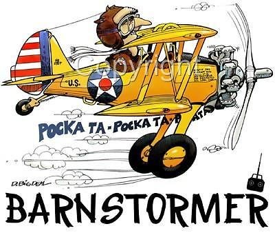 rc stearman bi plane cartoon t shirt 4038rc biplane more