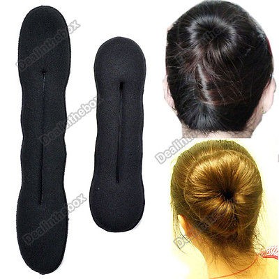 Fashion Hot New Magic Sponge Hair Styling Bun Maker Twist Curler Tool 