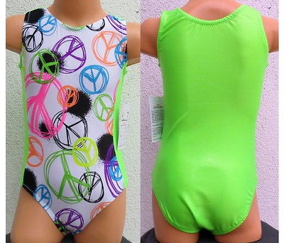 HOURGLASS Green Peace Gymnastics Leotard