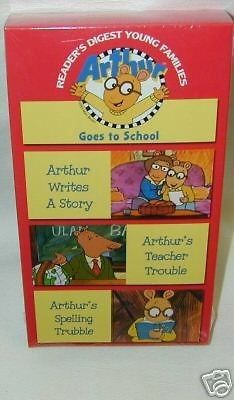 ARTHUR GOES TO SCHOOL READERS DIGEST VHS VIDEO NEW