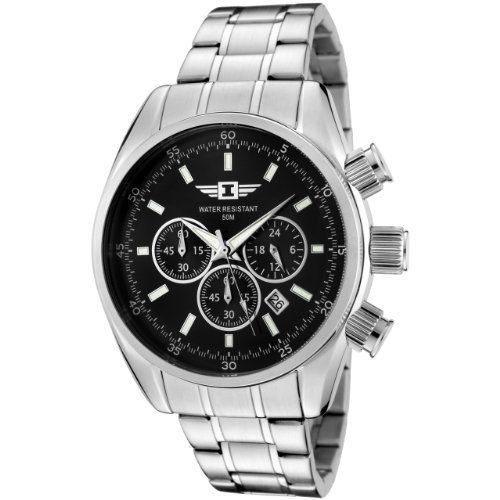 Invicta Mens ChronoGraph Stainless Steel 45mm Dial Dress Date Watch 2 