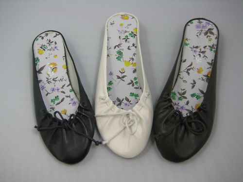 comfort slingback simple pattern slippers shoes 3colour