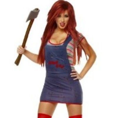 Womens Seed of Chucky Sexy Halloween Costume Sz Large