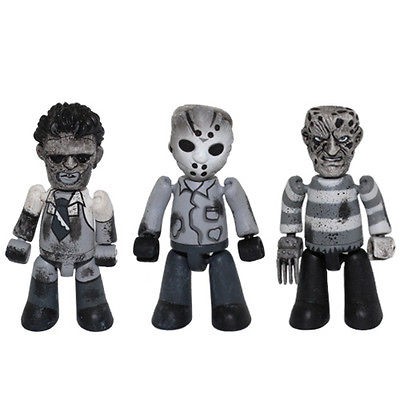 Kubrick Freddy&Jason&F​rankenstein Cinema of Fear Black&White Set of 