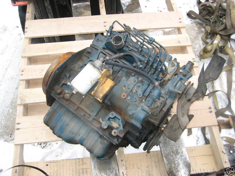 KUBOTA 4 CYLINDER MODEL V1505E DIESEL ENGINE FOR PARTS