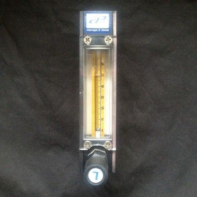 COLE PARMER AALBORG INSTRUMENTS ADJUSTABLE FLOW METER GAUGE GAGE w 