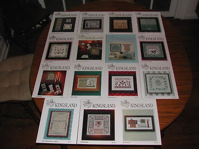 KINGSLAND   HUGE CROSS STITCH PATTERNS (25+) VARIETY BUY 1 SET GET 1 