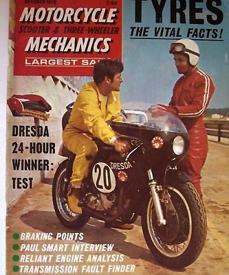 MM 10/70 Dresda 650 Triumph,Yamaha YDS5,YR3,Ducat​i Tools,Paul Smart