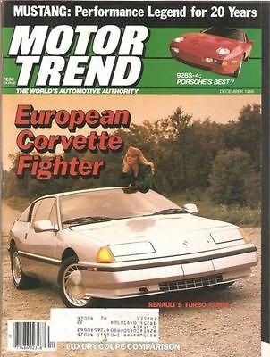   1986 Motor Trend 37 Mercedes Benz W 125 87 Jaguar XJ 6 3.6 Monterey