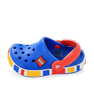 CROCS CROCBAND K LEGO (PS) LITTLE KIDS Size 8/9 Shoes Blues 12080 446 