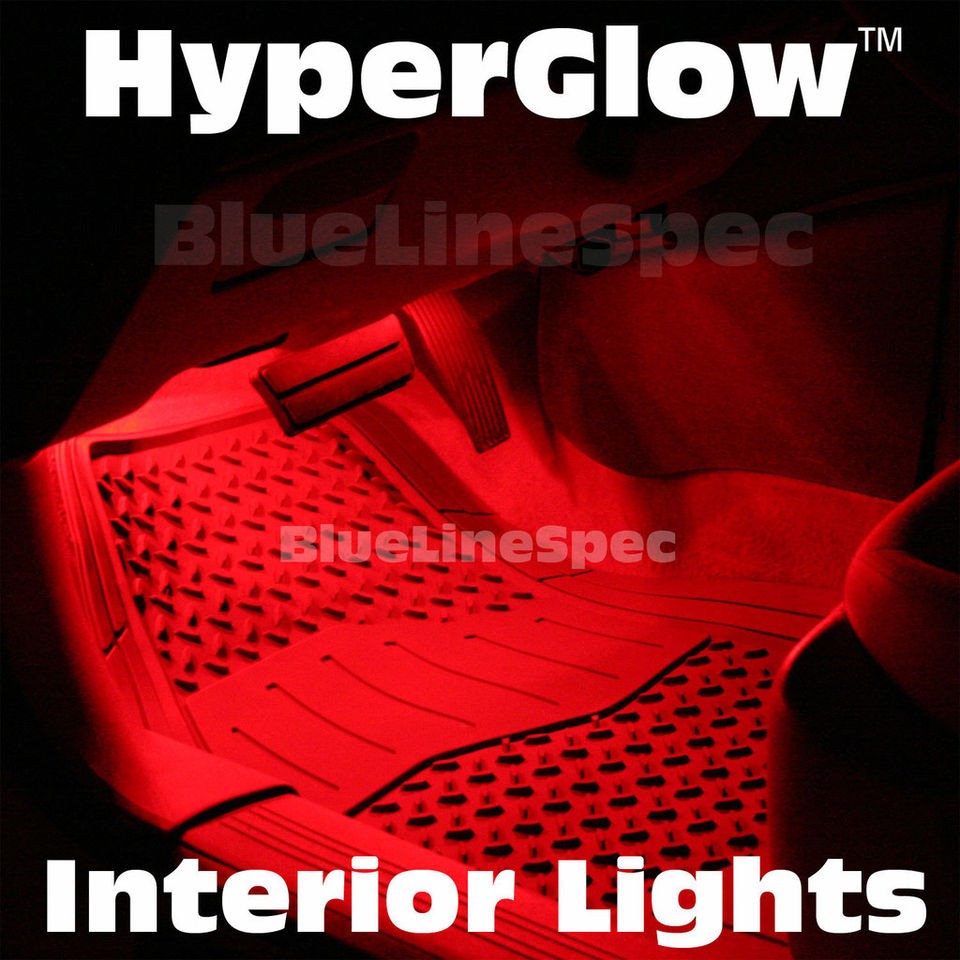 Red LED Interior Lights 5050 SMD Neon Glow Lighting Dash Seat Vent h 