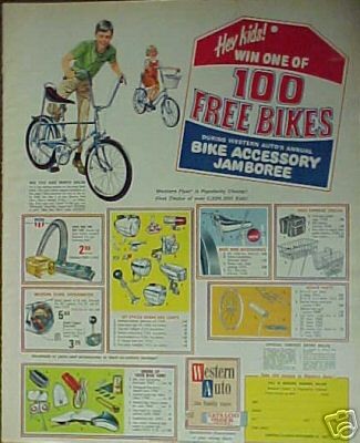   Western Auto Bike Accessory Jamboree Boys~Girls Bicycle Parts Trade AD