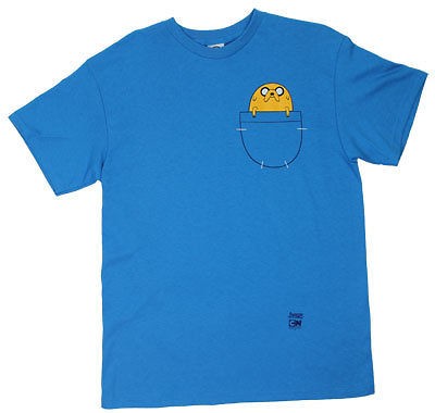 AUTHENTIC CARTOON NETWORK ADVENTURE TIME WITH FINN & JAKE IN POCKET T 