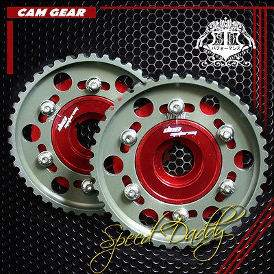 ALUMINUM ANODIZED REPLACEMENT CAM GEARS HONDA H22/H23 DOHC ENGINE 