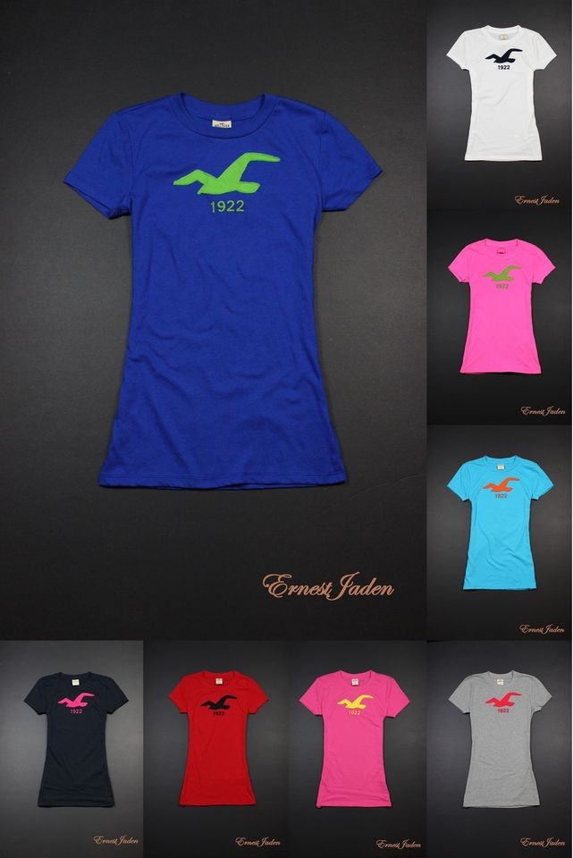   Hollister by Abercrombie womens La Jolla Cove Graphic Tee T Shirt NWT