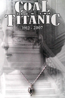 RMS TITANIC COAL SILVER PLATED 95TH ANNIVERSARY COLLECTORS EDITION 