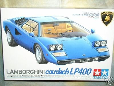 new tamiya 1 24 lamborghini countach l400 model car kit