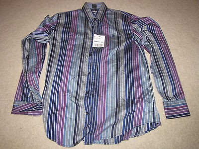 nwt new desigual mandy s long sleeve striped shirt