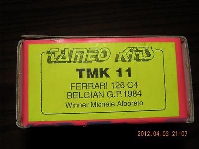 tameo 1 43 ferrari 126c4 belgian gp f1 kit tmk11