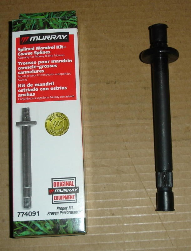 murray jack shaft splined 7 03 774091 774091ma time left