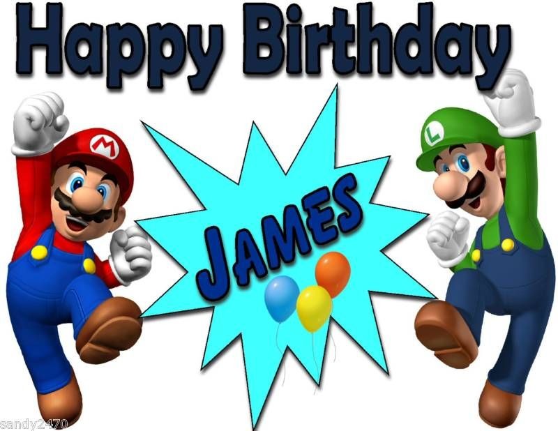 super mario bros personalized birthday t shirt one day shipping