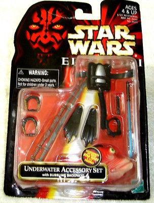 star wars underwater accessory set 1998 old new 