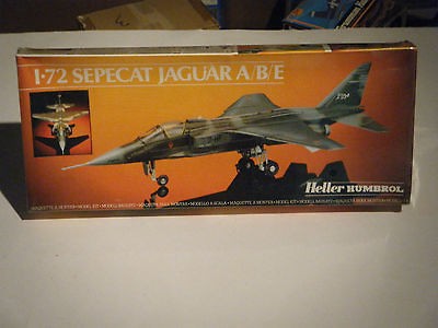 VINTAGE HELLER 1/72sc British/French Sepecat JAGUAR A/B/E Fighter 