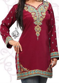 BEAUTIFUL TUNIC  Elegant Top  KURTI  Indian kurta  Tops  Style 