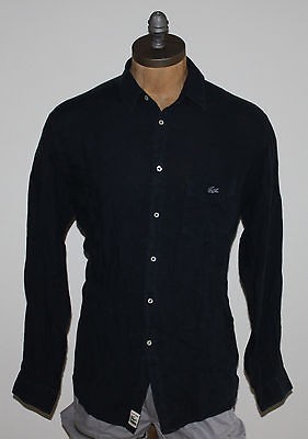 auth $ 145 lacoste men s linen black shirt 44 xl  89 99 buy 