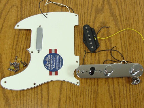 American Standard Fender LEFTY Tele LOADED PICKGUARD Prewired $40 OFF