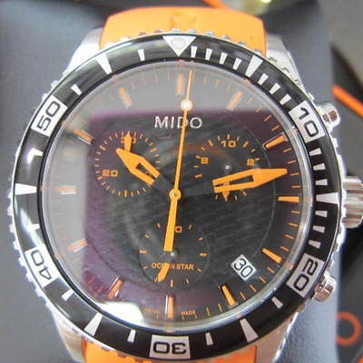 newly listed mido ocean star captain men s watch chrono