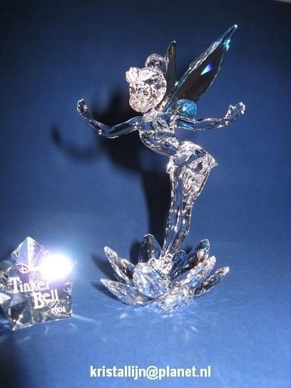 Swarovski, Disney Tinkerbell + Title Plaquette, Lim Ed 2008.