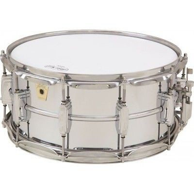 ludwig 14 x 6 5 supra phonic aluminium seamless snare drum lm402 time 