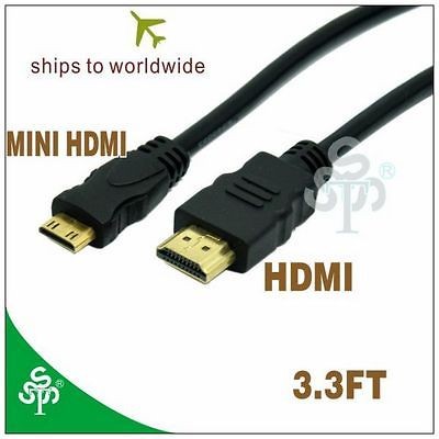 TSSS MINI HDMI To HDMI Cable For DV DC Projector DVD Players HDTV 